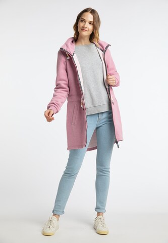 Schmuddelwedda Zip-Up Hoodie in Pink