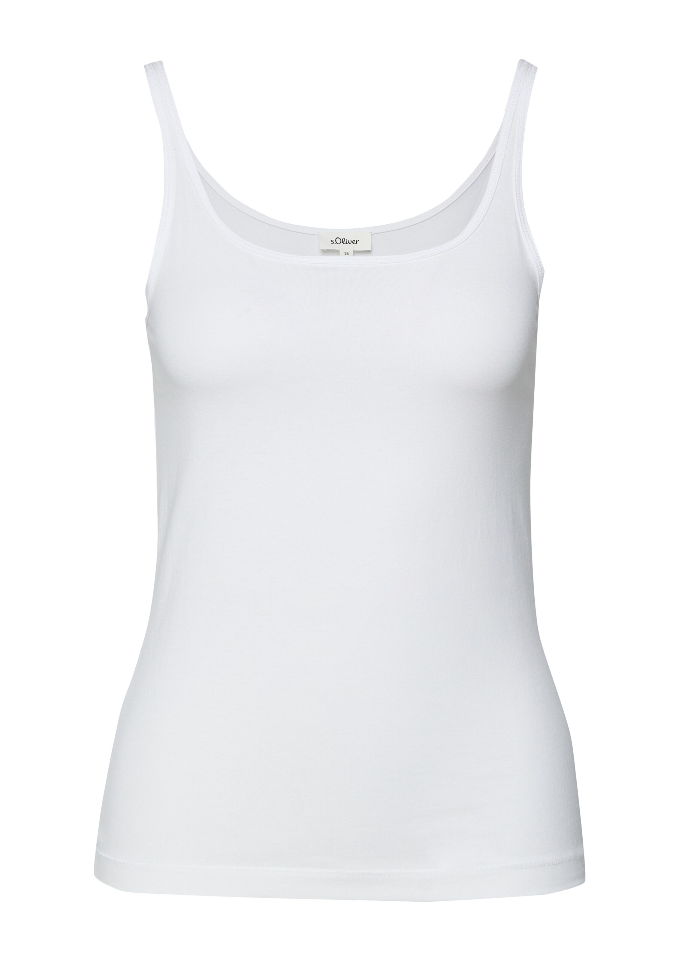 s.Oliver T-shirt en XXS en blanc, Vue avec produit