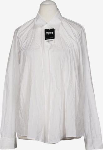 JIL SANDER Bluse L in Weiß: Vorderseite