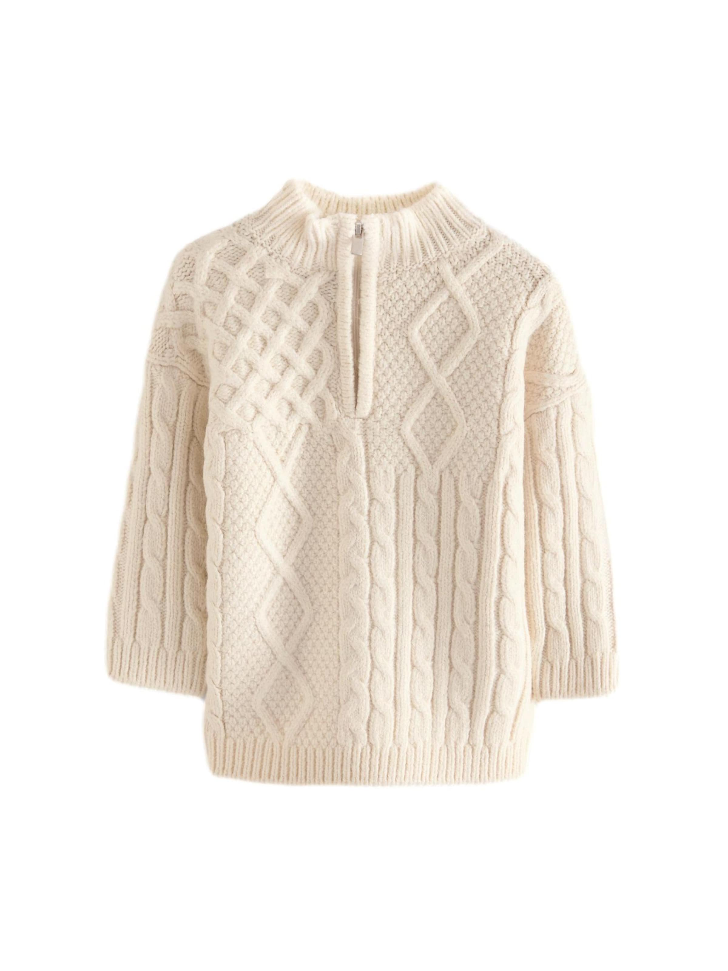 Next Pullover i beige: forside