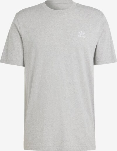 ADIDAS ORIGINALS Camisa 'Trefoil Essentials' em cinzento claro / branco, Vista do produto