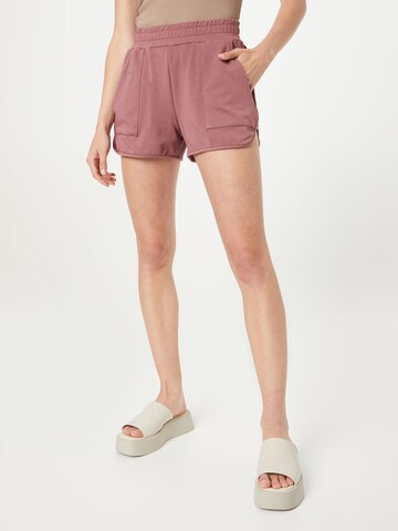 ABOUT YOU Regular Shorts 'Candy' in Pink: predná strana