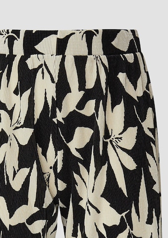 Wide Leg Pantalon s.Oliver en noir