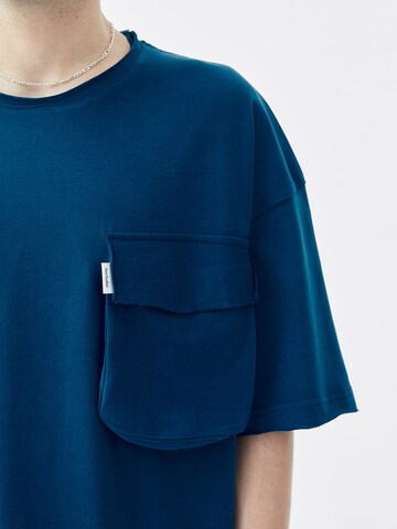 T-Shirt 'Euless' VAMOS CLO en bleu