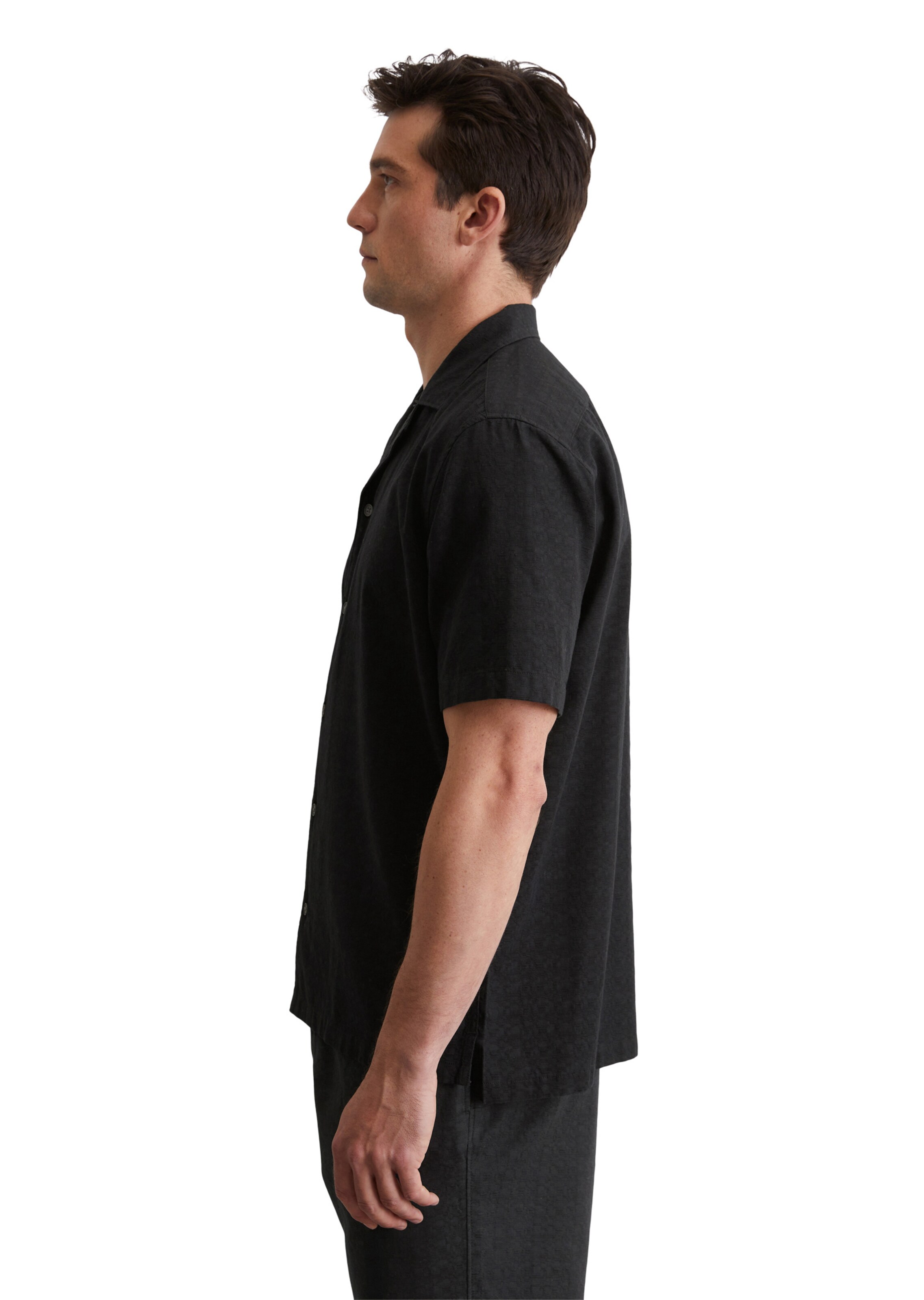 Marc O'Polo Regular fit Button Up Shirt in Black