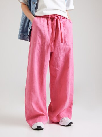 Soccx Loose fit Pants in Pink: front