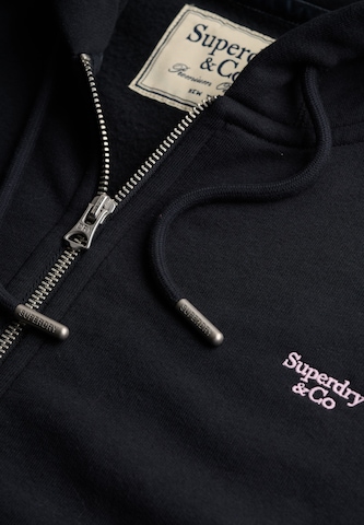 Superdry & Co Ζακέτα φούτερ σε μπλε