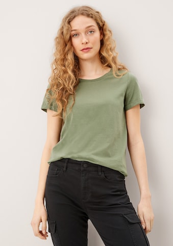 QS Shirt in Groen: voorkant