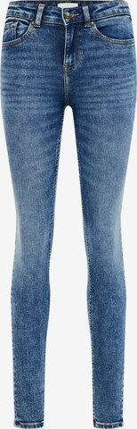 WE Fashion Skinny Jeans in Blauw: voorkant