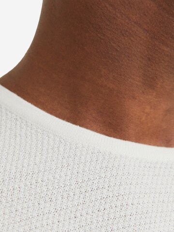 JACK & JONES Pullover 'George'‌‌‌‌‌‌‌‌‌‌ in Weiß