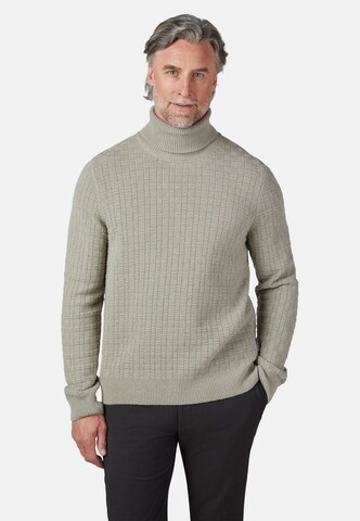 HECHTER PARIS Strickpullover 'Basic' in Beige: Vorderseite