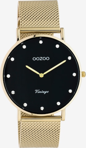 OOZOO Analog Watch in Gold: front