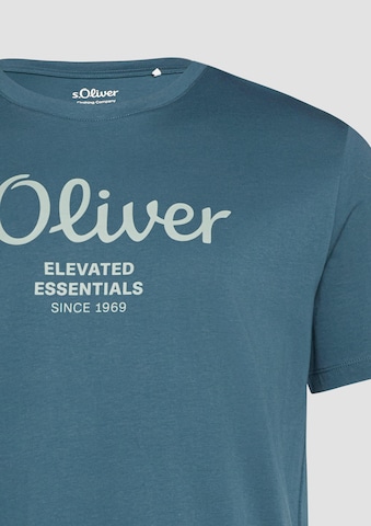 T-Shirt s.Oliver en bleu