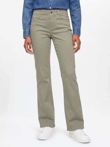 MAC Regular Broek ' Laura ' in Groen: voorkant