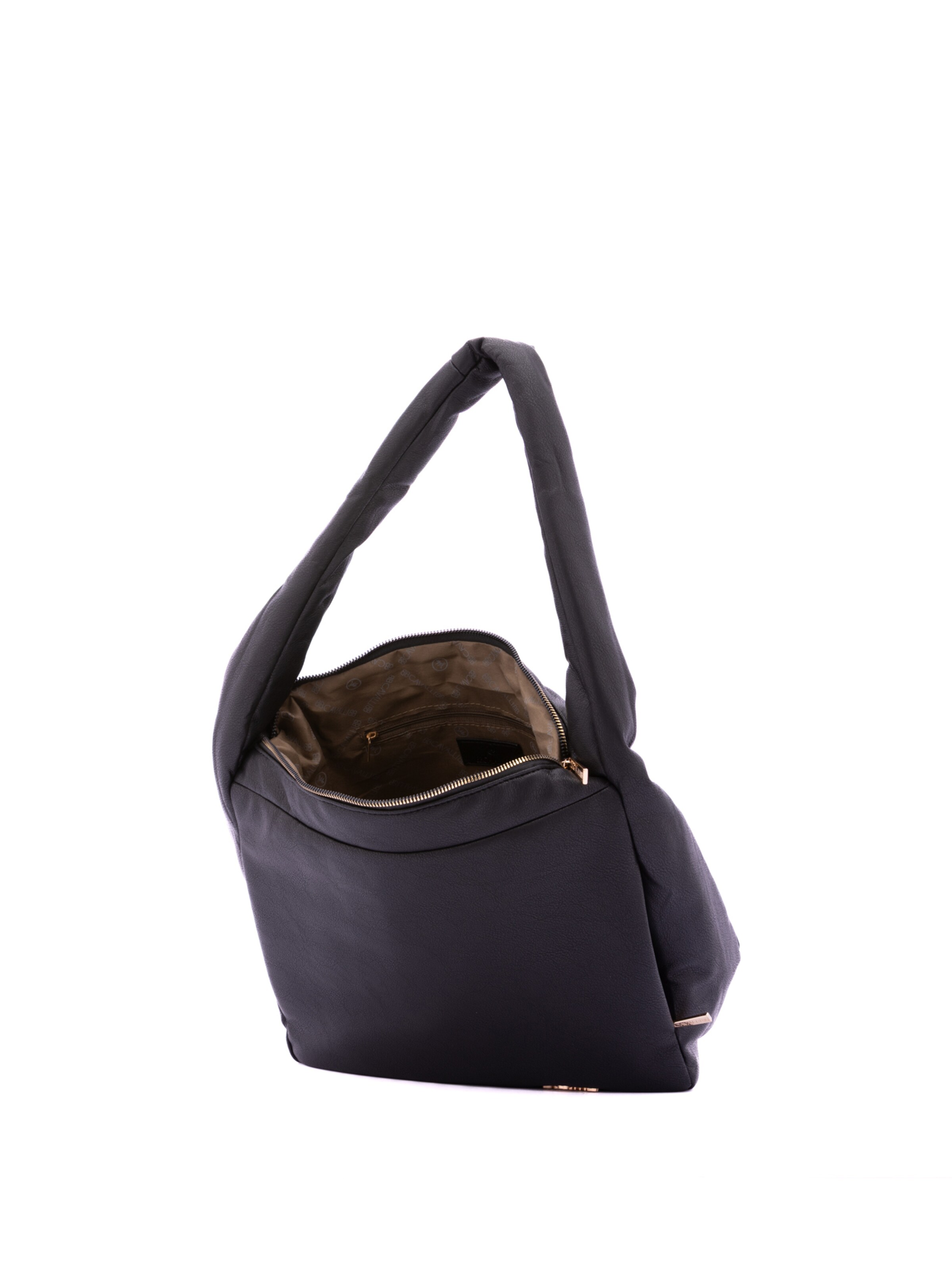 Borsa a spalla 'Borsa a Spalla Donna B Cavalli Tessuto Zip Tasche Laterali 33x30x12 cm' di B. Cavalli in nero