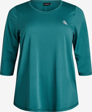 Tricou de la Active by Zizzi pe albastru: față