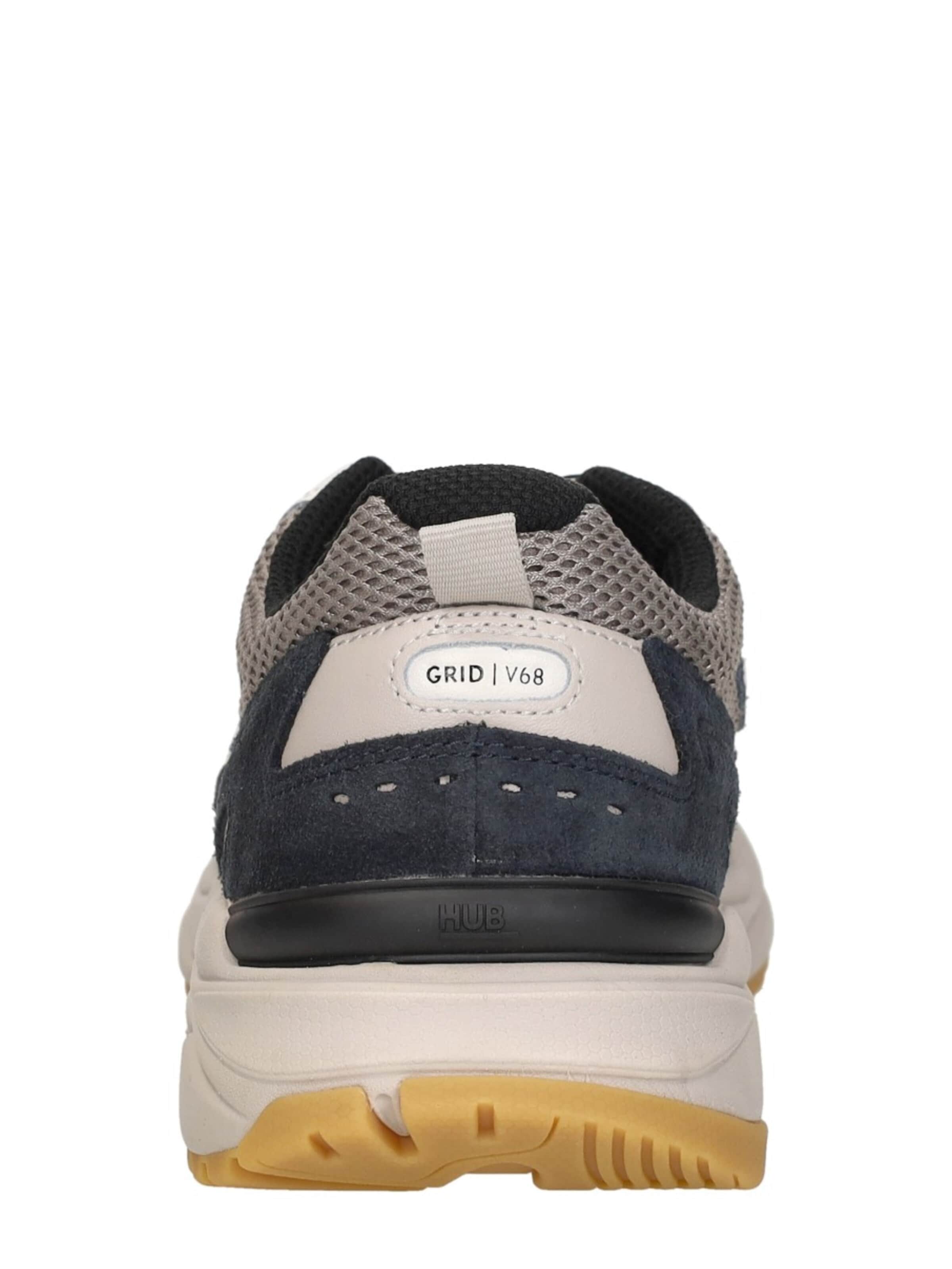 Baskets basses 'Grid' HUB en bleu
