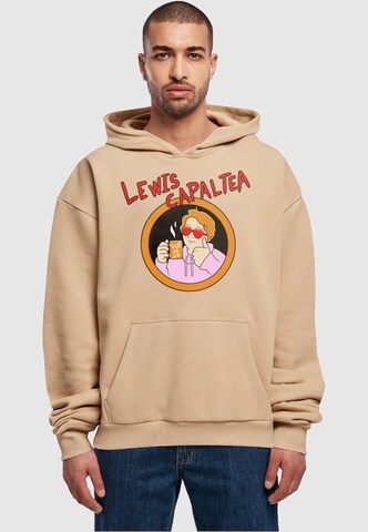 Merchcode Sweatshirt 'Capaldi - CapalTea' in Beige: Vorderseite