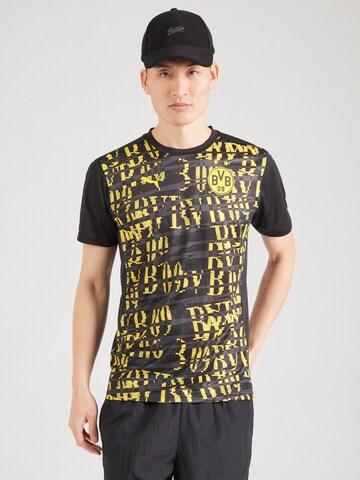 PUMA Αθλητική φανέλα 'Borussia Dortmund 24/25 Pre-Match' σε μαύρο: μπροστά
