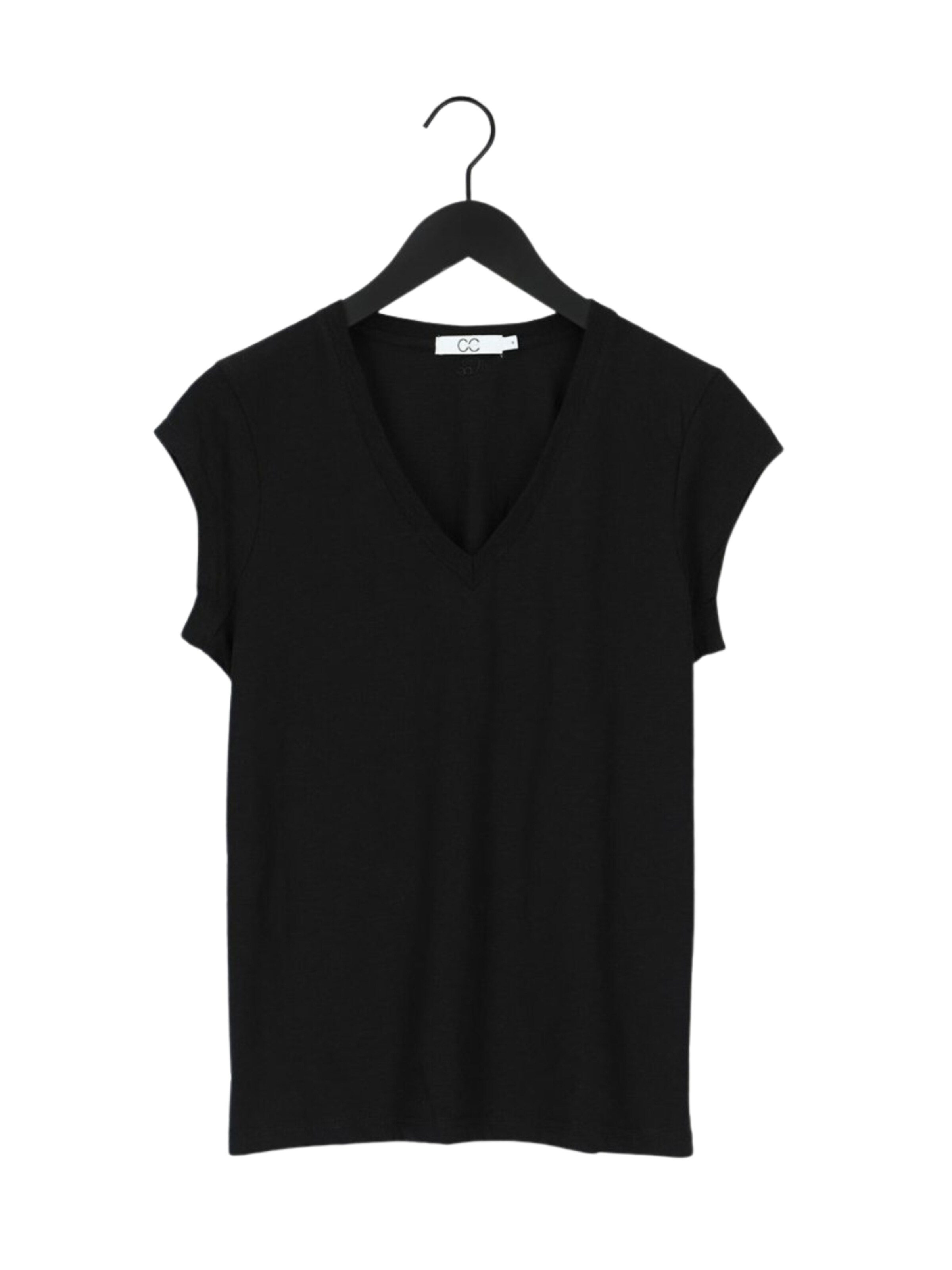 Coster Copenhagen Top ' CC ' w kolorze czarny: przód