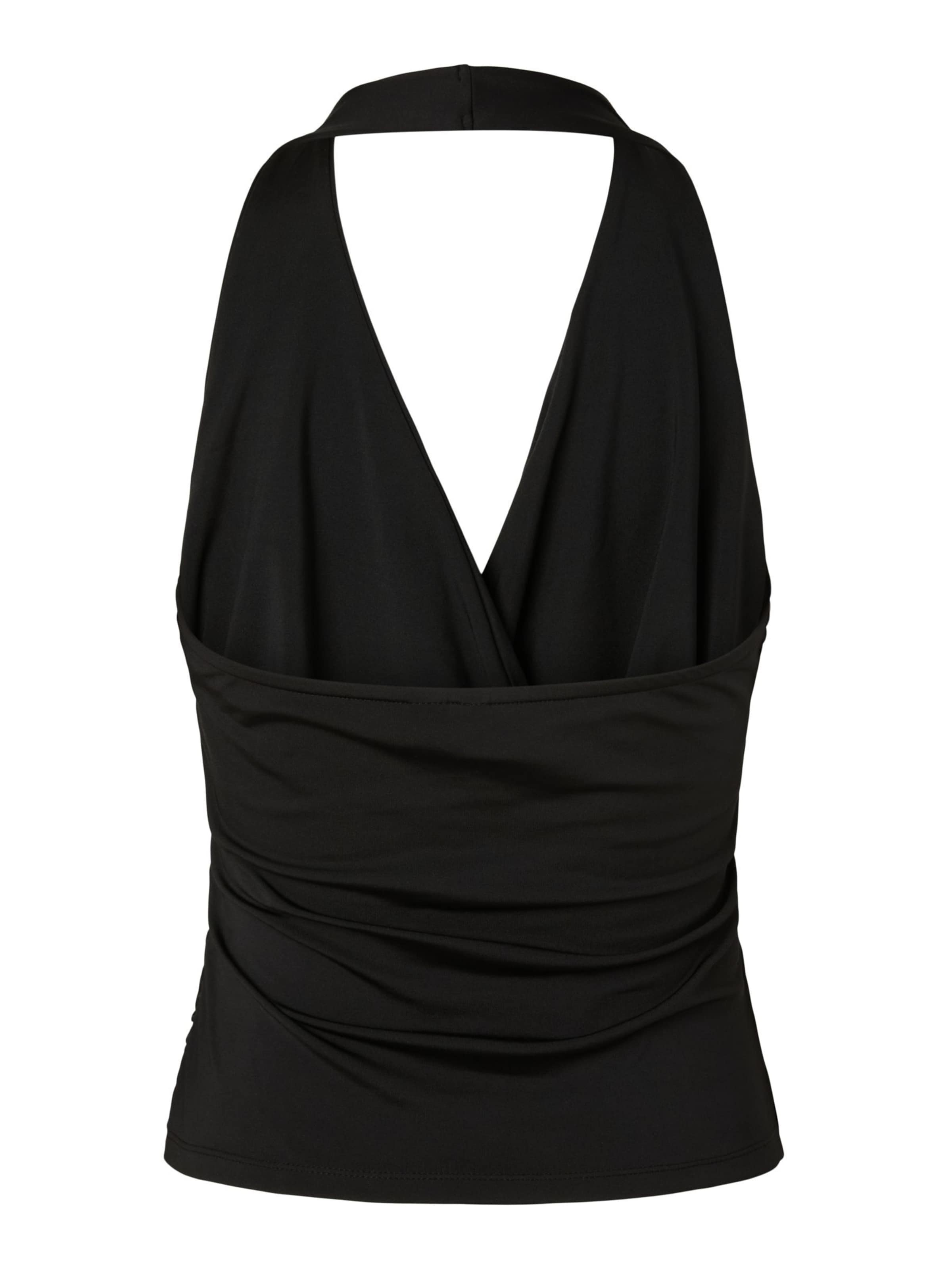 PIECES Top 'SOFIA' in Black