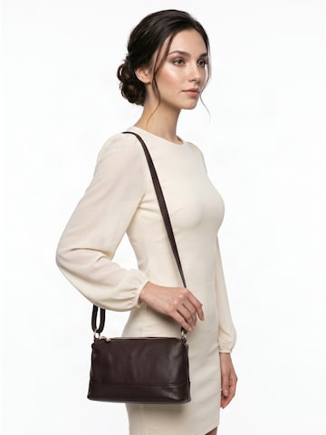 Samantha Look - Bolso de hombro 'SOLAPINA' en marrón