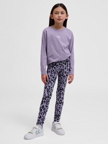 Hummel Skinny Leggings i lilla