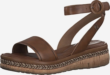 TAMARIS Sandals in Brown: front