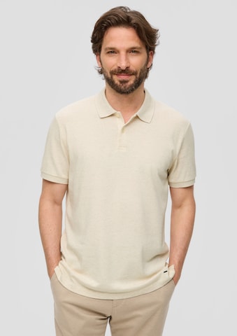 s.Oliver BLACK LABEL Poloshirt in Beige: predná strana