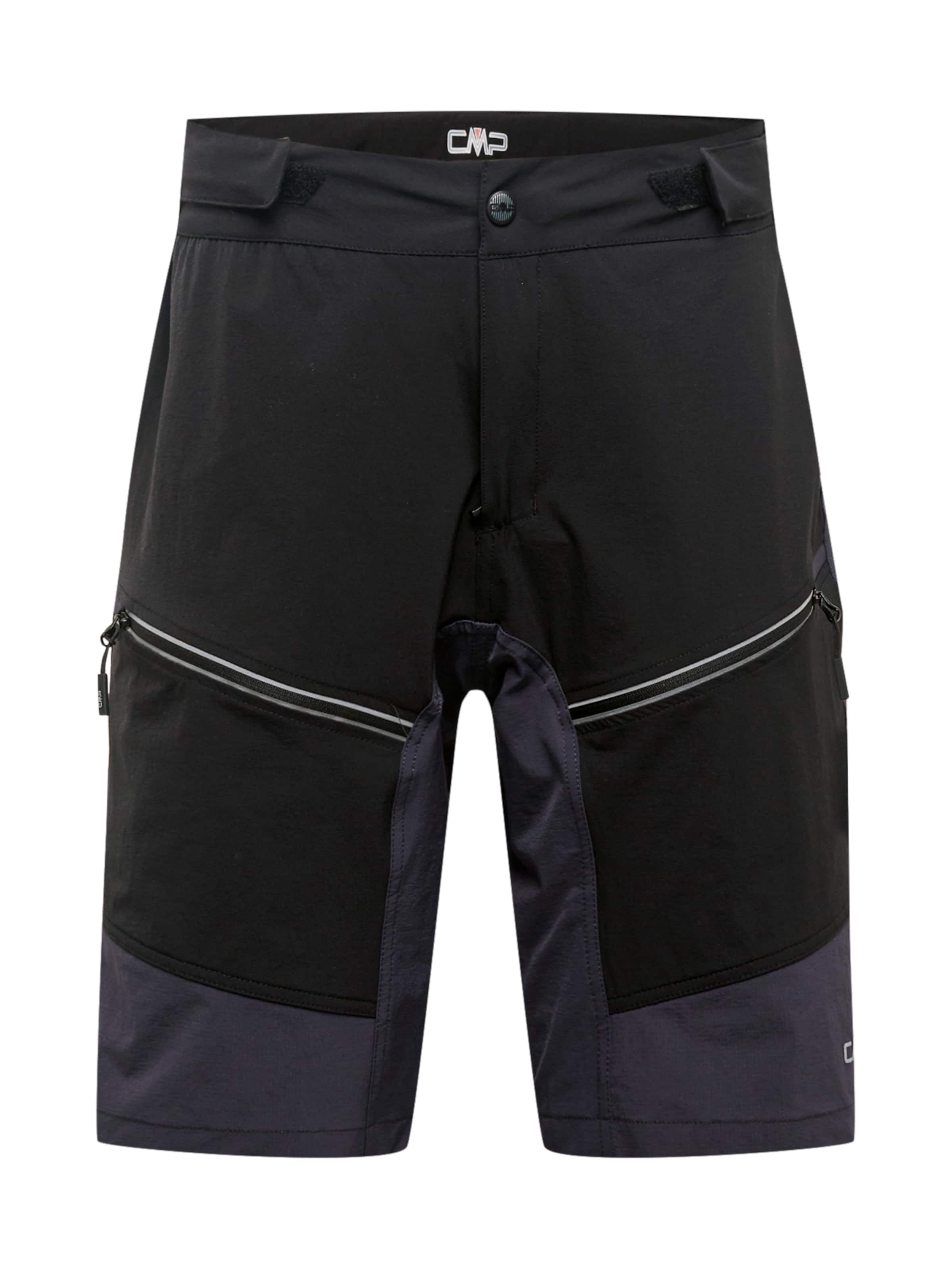 CMP Regular Workout Pants in Black: front
