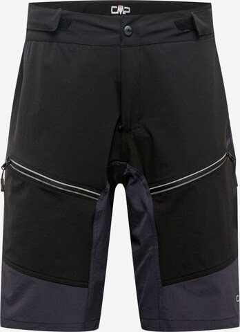 Regular Pantalon de sport CMP en noir : devant