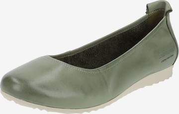 JOSEF SEIBEL Ballet Flats in Green: front