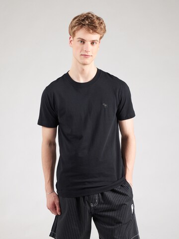 Abercrombie & Fitch Μπλουζάκι σε μαύρο: μπροστά
