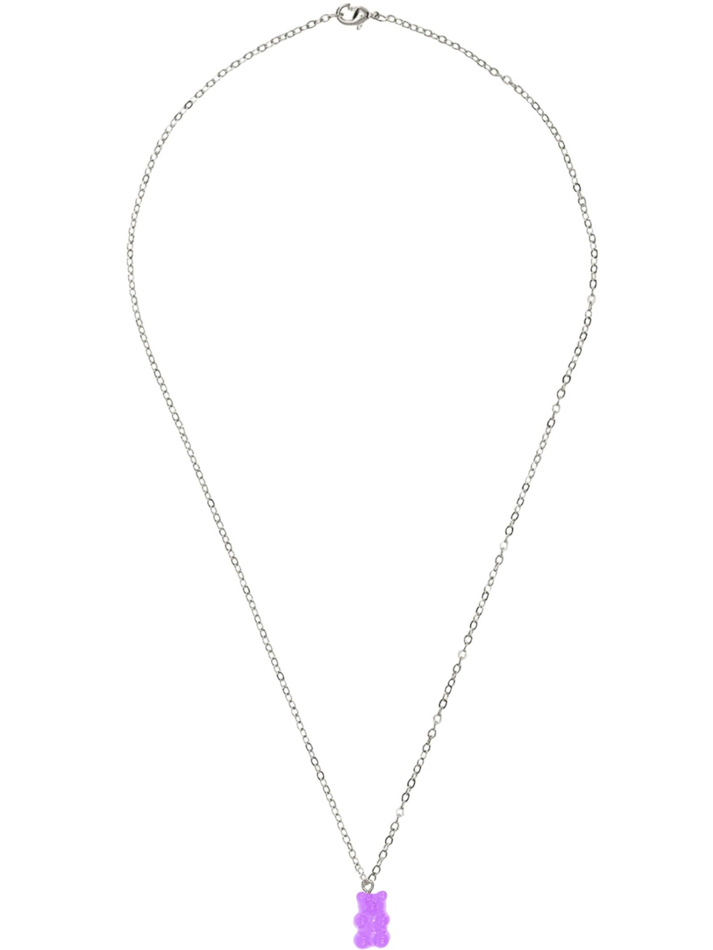 Gemshine Necklace in Silver: front