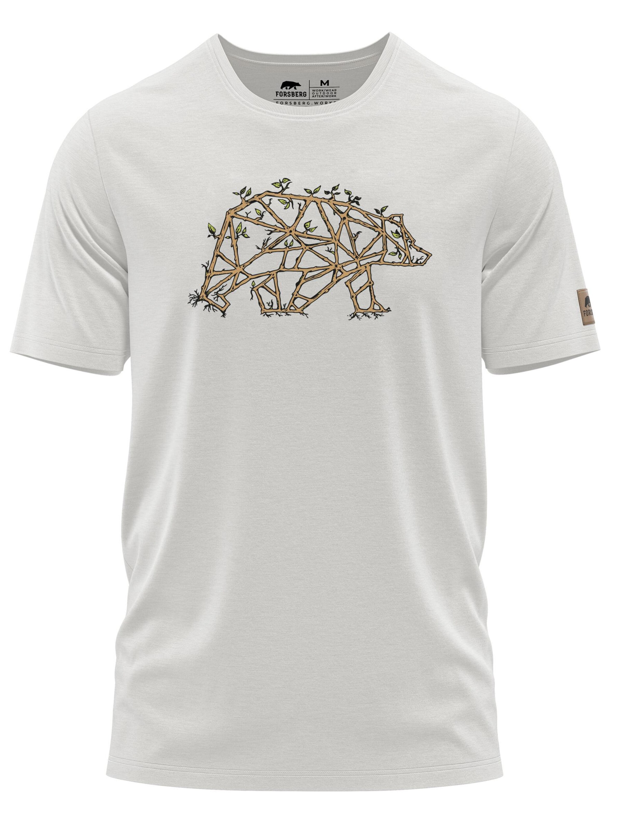 FORSBERG Shirt in Weiß: Vorderseite