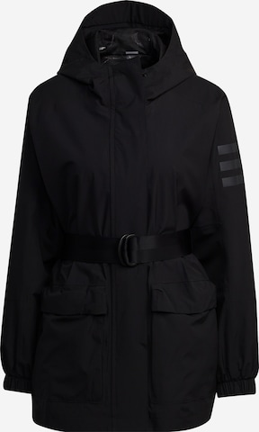 ADIDAS PERFORMANCE Outdoor Jacket 'Utilitas' in Black: front