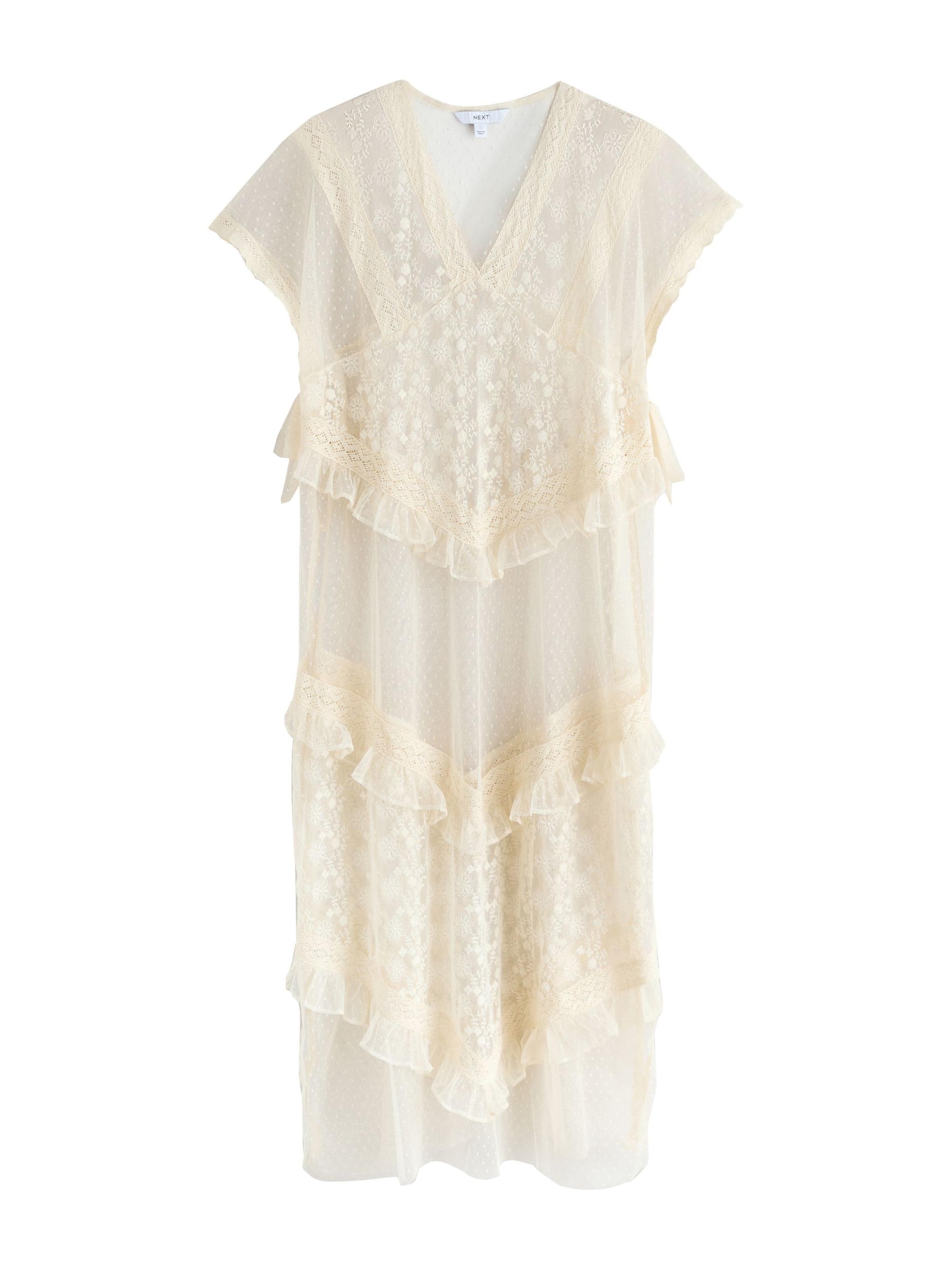 Next Strandjurk in Beige: voorkant