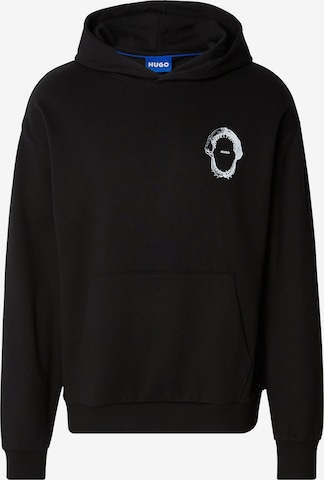 juoda HUGO Megztinis be užsegimo 'Noutilex': priekis