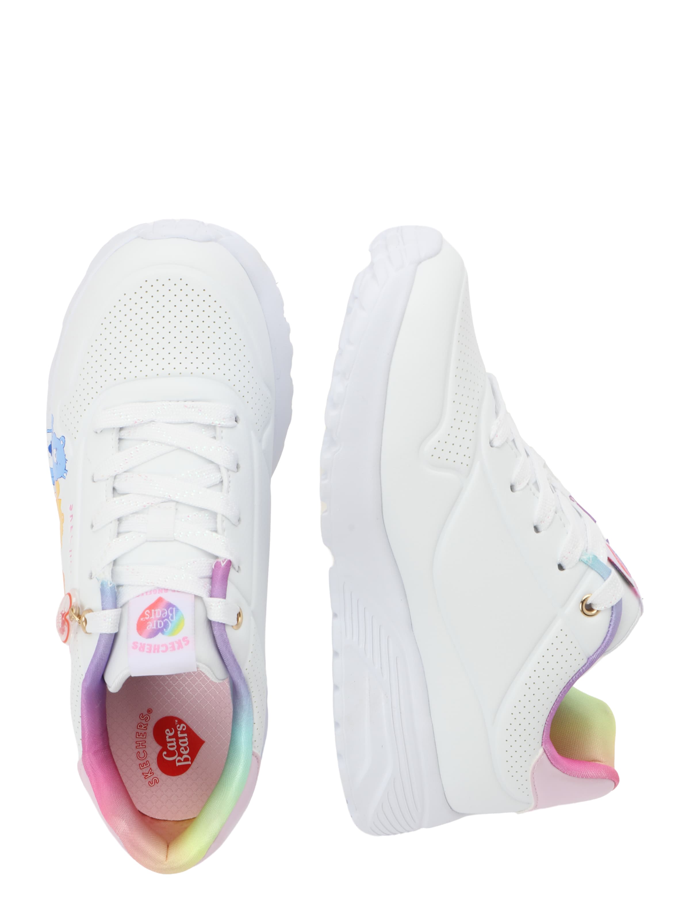 Baskets 'UNO LITE - CARE BEARS BFFS' SKECHERS en blanc