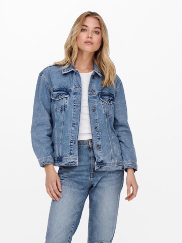 Veste mi-saison 'Ekat' ONLY en bleu : devant