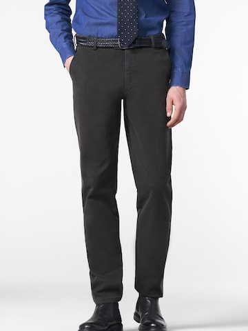 Regular Pantalon chino MEYER en gris : devant