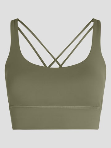YO-GAYA Bralette Sports Bra in Green: front