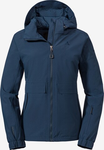 Schöffel Outdoor Jacket 'Lausanne' in Blue: front