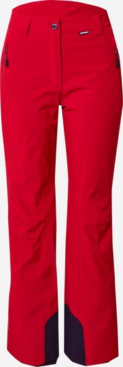 ICEPEAK Outdoorbroek 'FREYUNG' in de kleur Donkerrood / Zwart, Productweergave