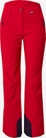 ICEPEAK regular Παντελόνι πεζοπορίας 'FREYUNG' σε κόκκινο: μπροστά