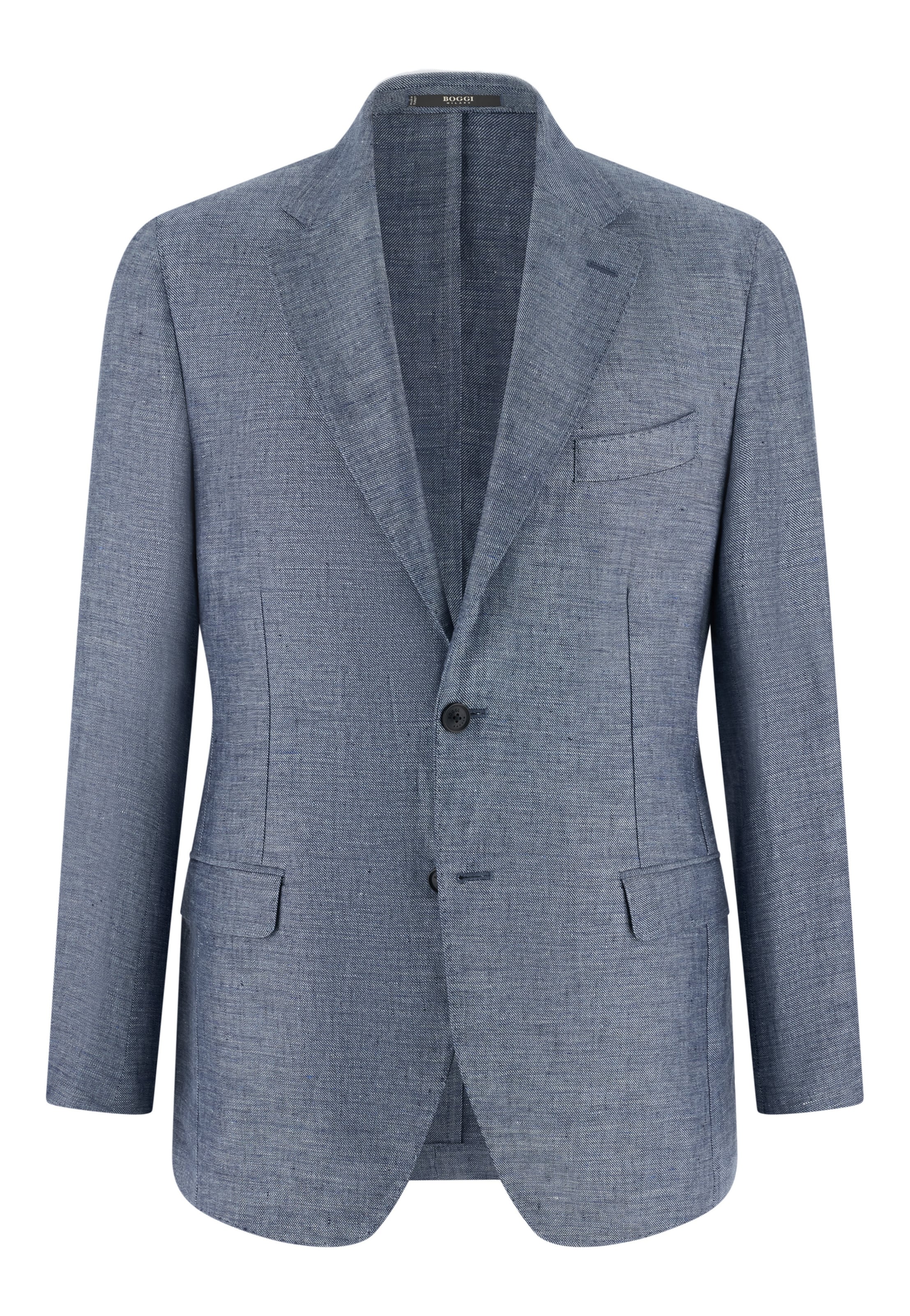 Boggi Milano Regular fit Colbert in Blauw: voorkant