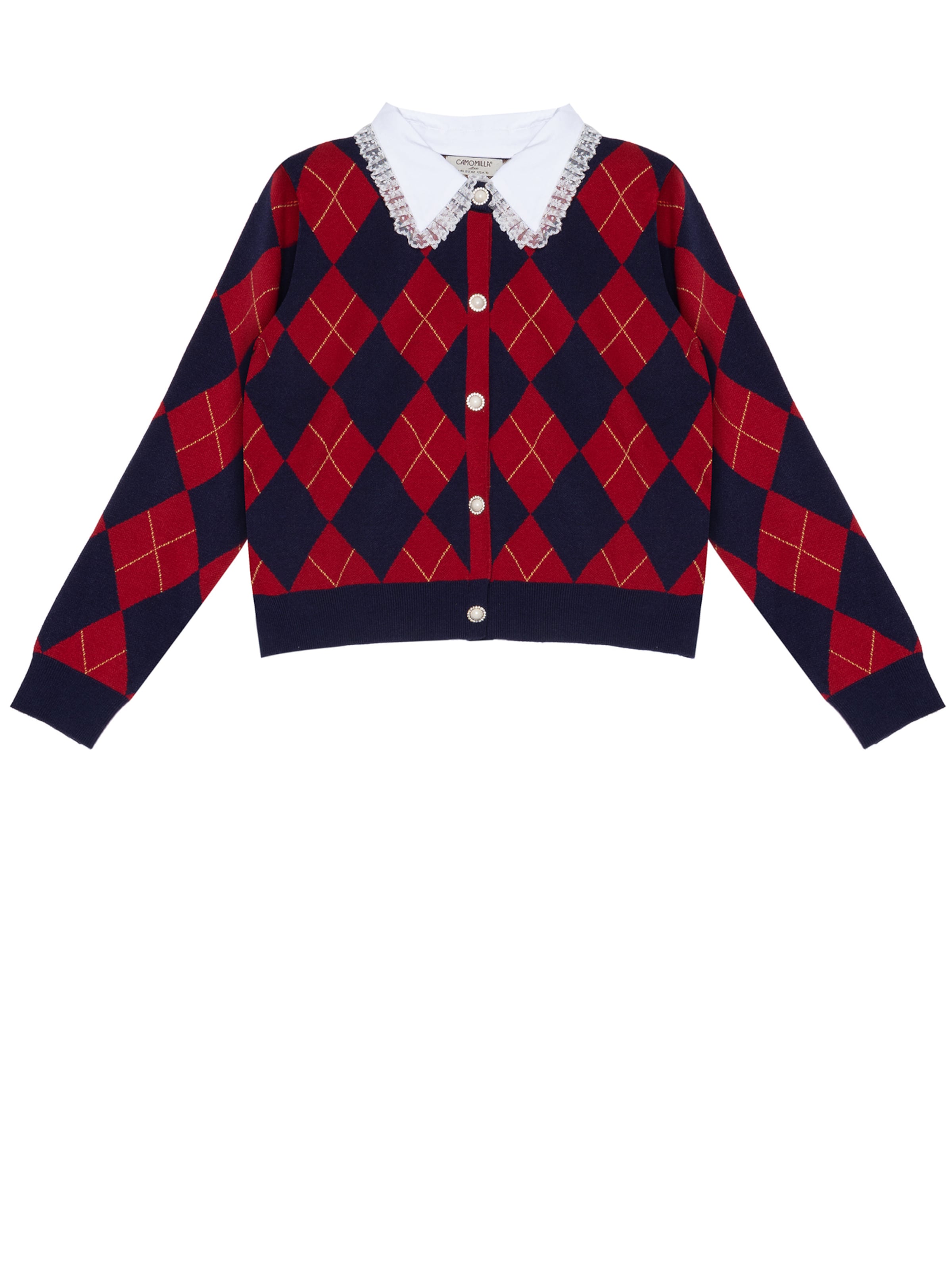 Cardigan 'Maia' Camomilla Italia en rouge : devant