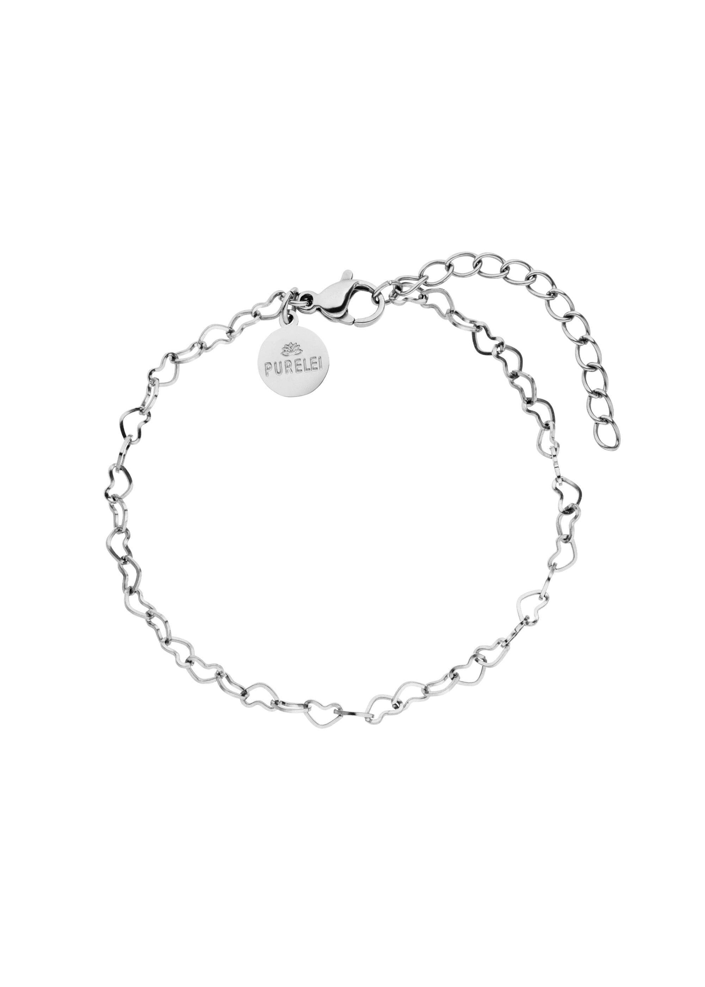 Braccialetto 'Heart' di PURELEI in argento: frontale