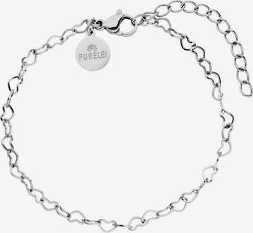 Braccialetto 'Heart' di PURELEI in argento: frontale