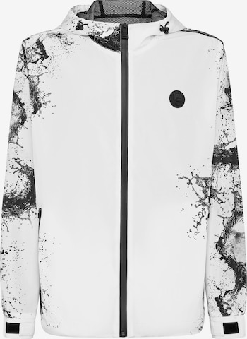 Giacca sportiva 'Splash' di Plein Sport in bianco: frontale